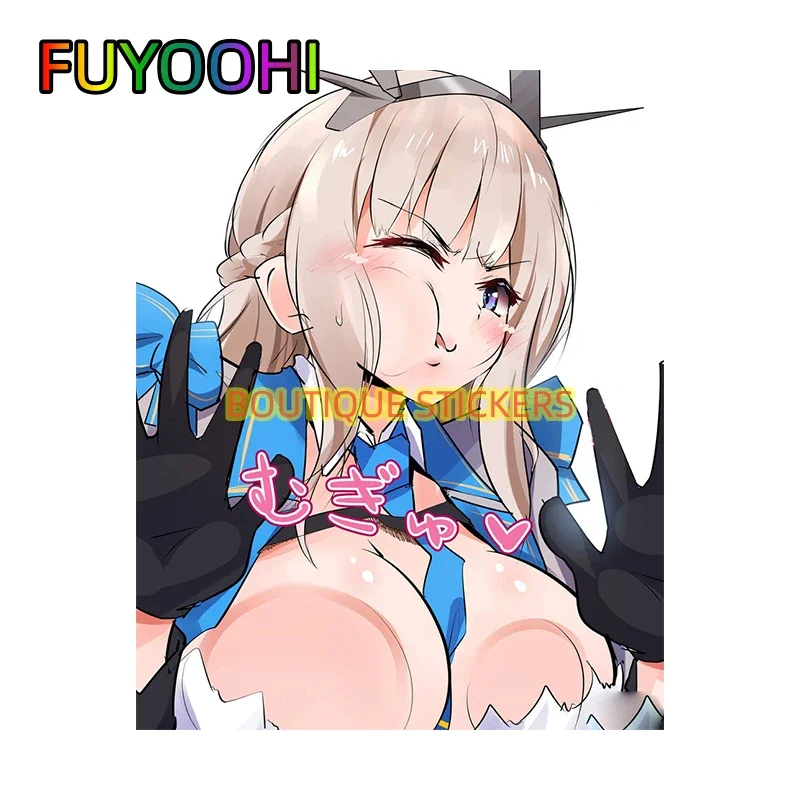 

FUYOOHI Boutique Stickers Maryland Kantai Collection Against Glass Decal Sexy Anime NSFW Car Sticker Car Accessories Decor