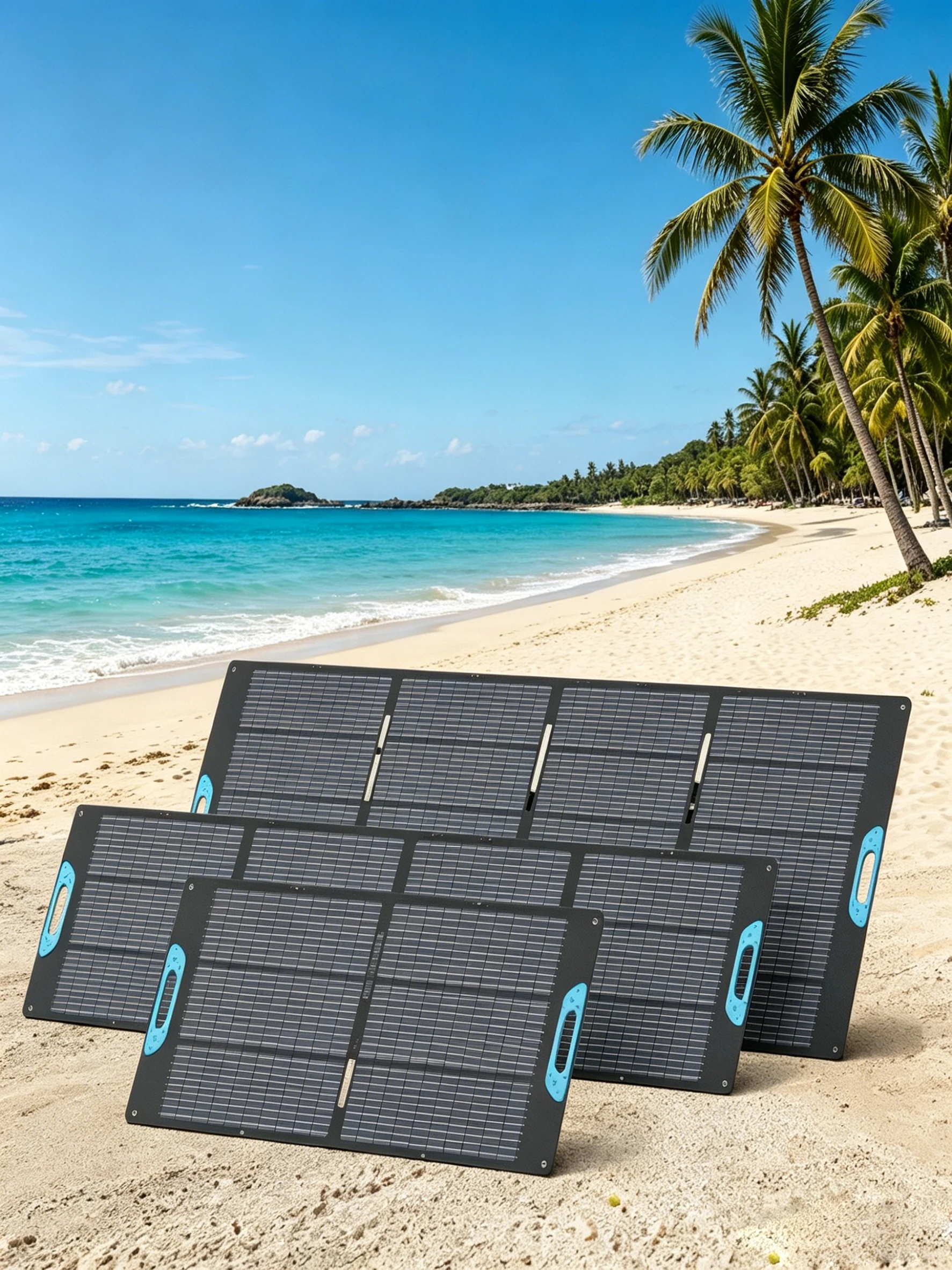 E-POWO 110W/220W/400W Faltbares Solarpanel 20V Tragbares Solarladegerät Generator 23% Effizienz Faltbare Tasche Outdoor-Stromversorgung Camping