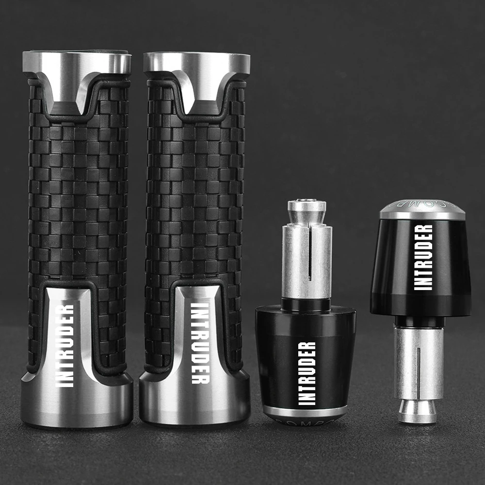 

Motorcycle accessories 7/8" 22MM Handlebar Grips Handle Bar Cap End Plugs For SUZUKI VL1500 VL 1500 INTRUDER 1998-2002 1999 2000