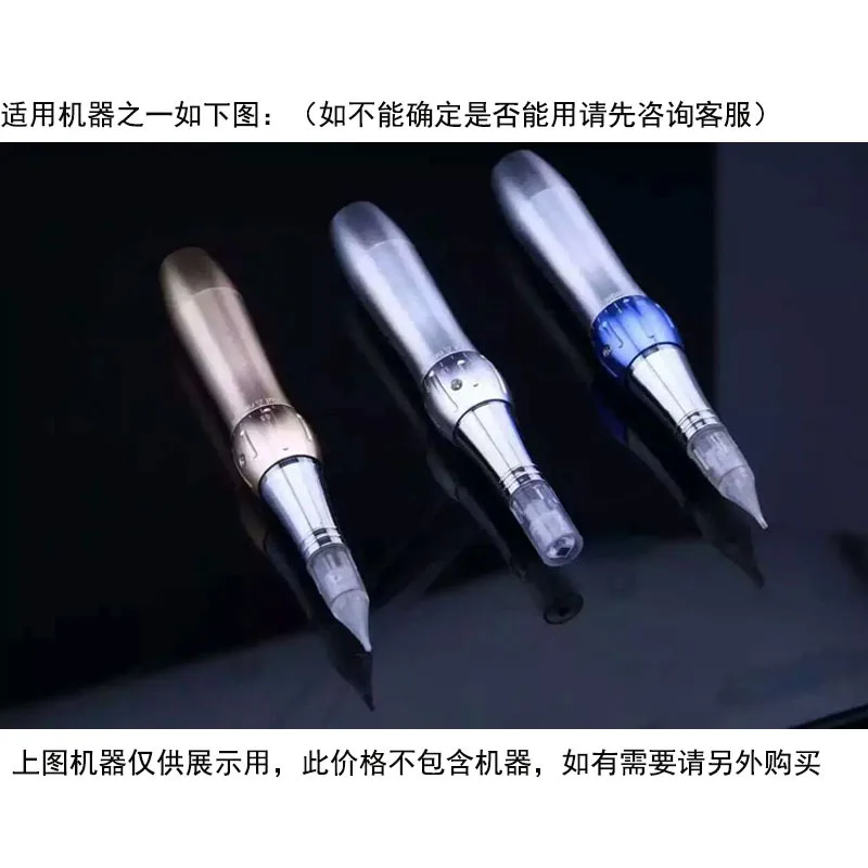 10Pcs Electric Derma Pen Needles Spiral Cartridge Auto Derma Pen Screw Machine A9 Tattoo Replacement Spiral Needles for Skin Car
