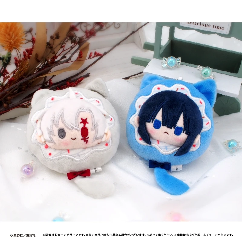 Anime Peripheral Donut Plush Doll Pendants D.Gray-man Allen Walker Yuu Kanda Lavi Lenalee Cotton Nunu Stuffed Toys Kids Gifts