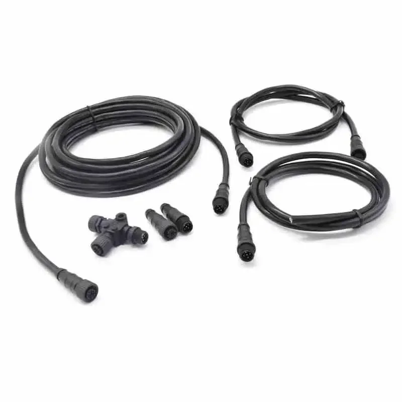 Outdoor NMEA2000 Ship Yacht Waterproof Connector IP67 M12 5Pin T-type 3-way Plug Power Cord 3 6 Ports Terminal Car Accessories