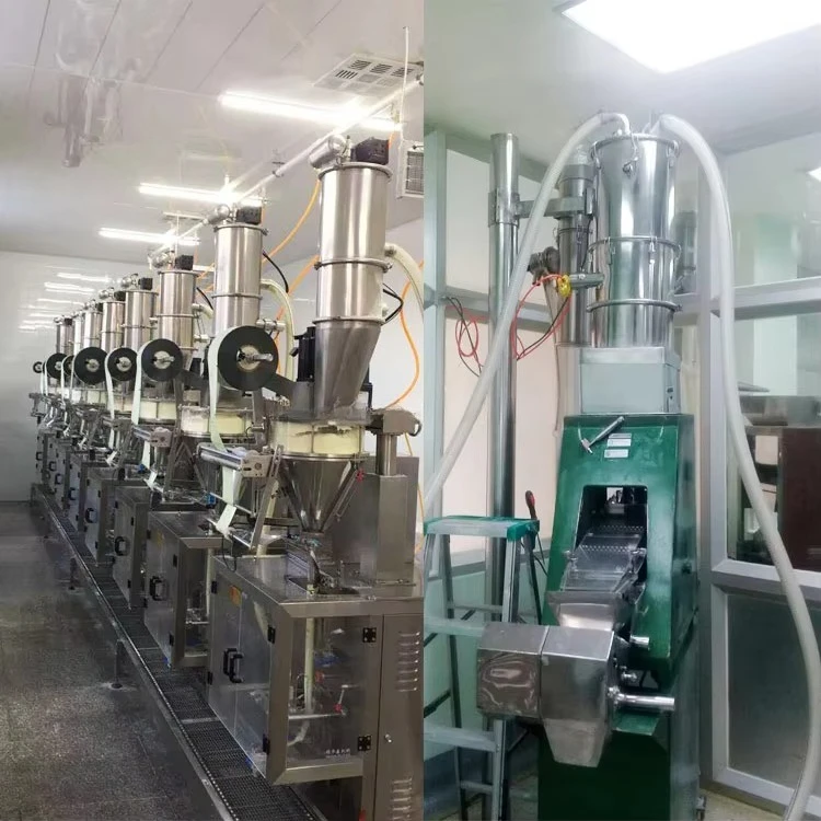 Vacuum Conveyor Grain Coffee Beans Powder Sanitary Small Air Loading  Granular Materials Wheat Pipe Pneumatic Feeder System