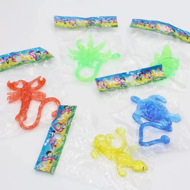Animali marini Elastico elasticizzato Giocattolo appiccicoso a mano Aragosta Granchio Stella marina Giocattolo ingannevole Palmo appiccicoso Giocattolo da parete per arrampicata Bomboniere per bambini