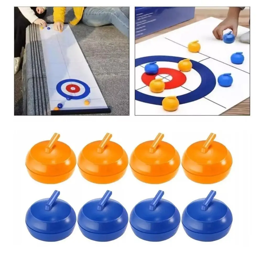 

Desktop Curling Ball Game Foldable Mini Curling Table Parent Children Game Gift