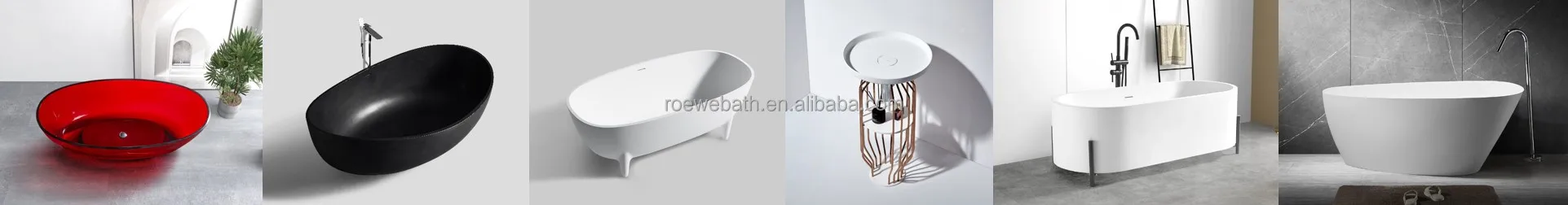 Oval Shape Artificial Stone Bathtubs Solid Surface Freestanding Bathtub Resin Cast Stone Bath Tub Soaking Matt Tubs