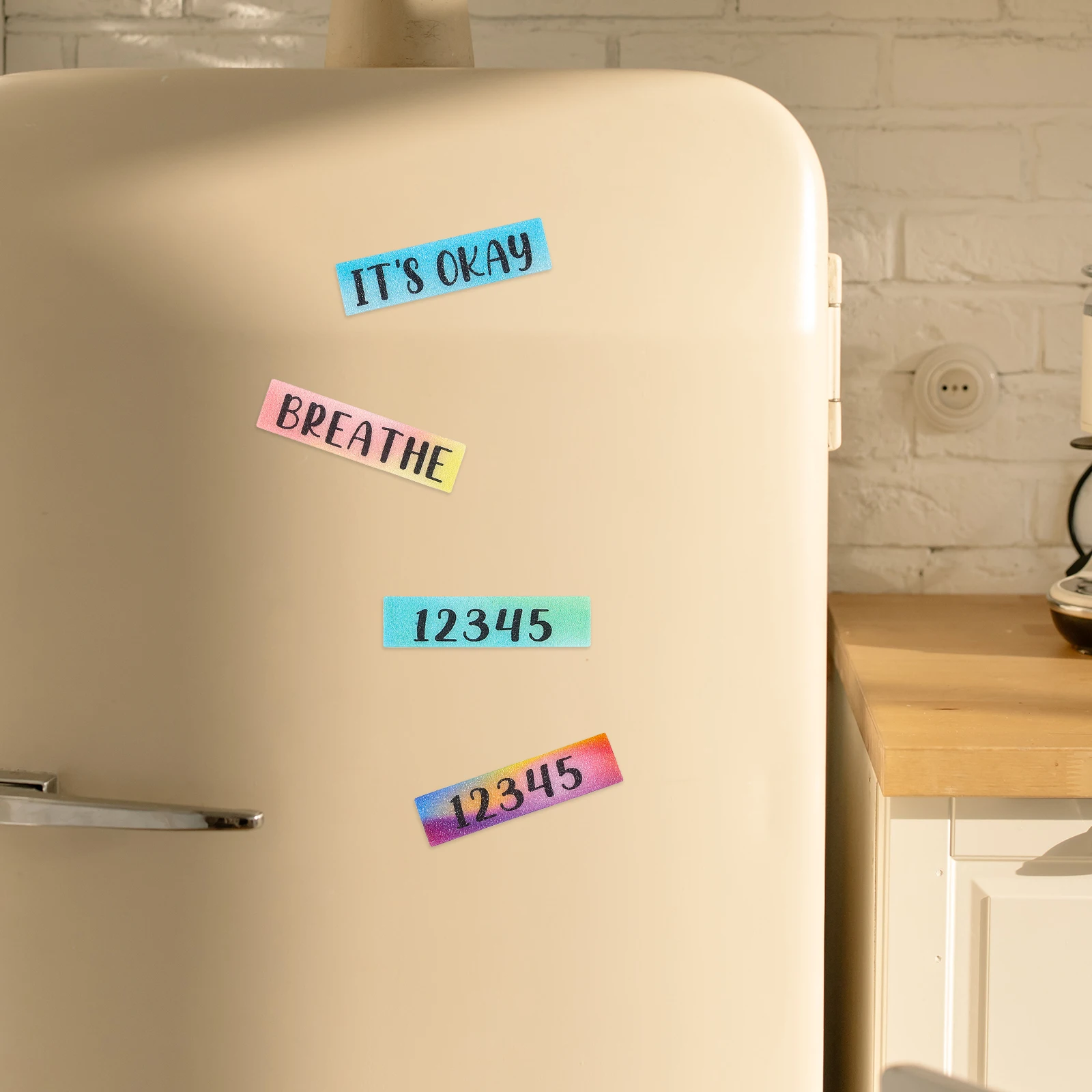 

10pcs Calming Sensory Strips Sticker Rough Texture Adhesive Decompression Tool For Phone Back Wall Laptop Desk Stress Relief