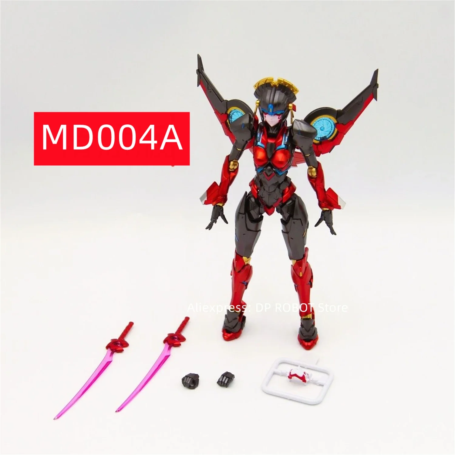 [IN STOCK NOW] Transformation MD004 MD004A Windblade KO RIOBOT Action Figure view 5
