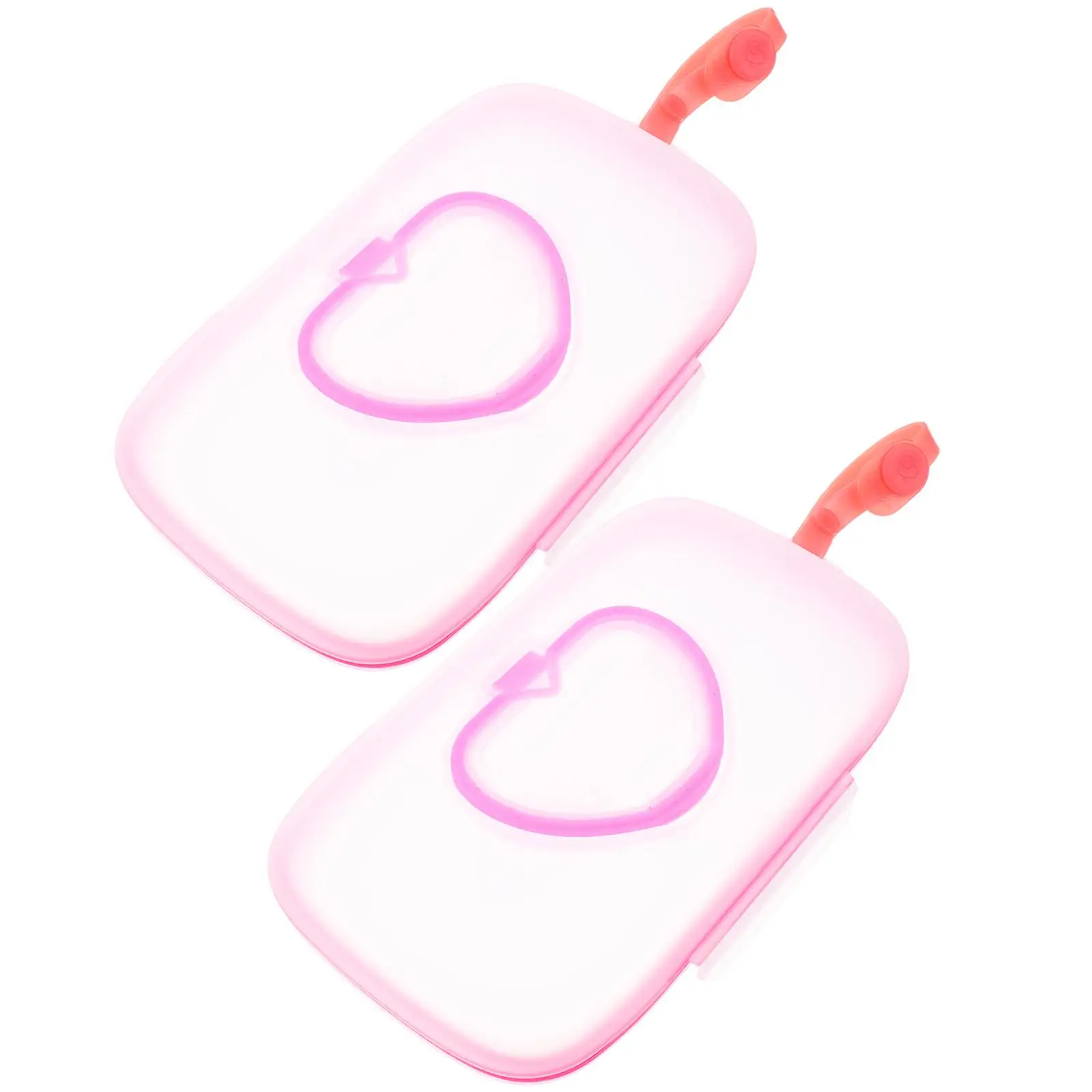 

2PCS Baby Box Baby Stroller Hanging Wipes Box Portable Travel Wet Tissue Case for Diaper Bag Stroller Hanging Crib Storage