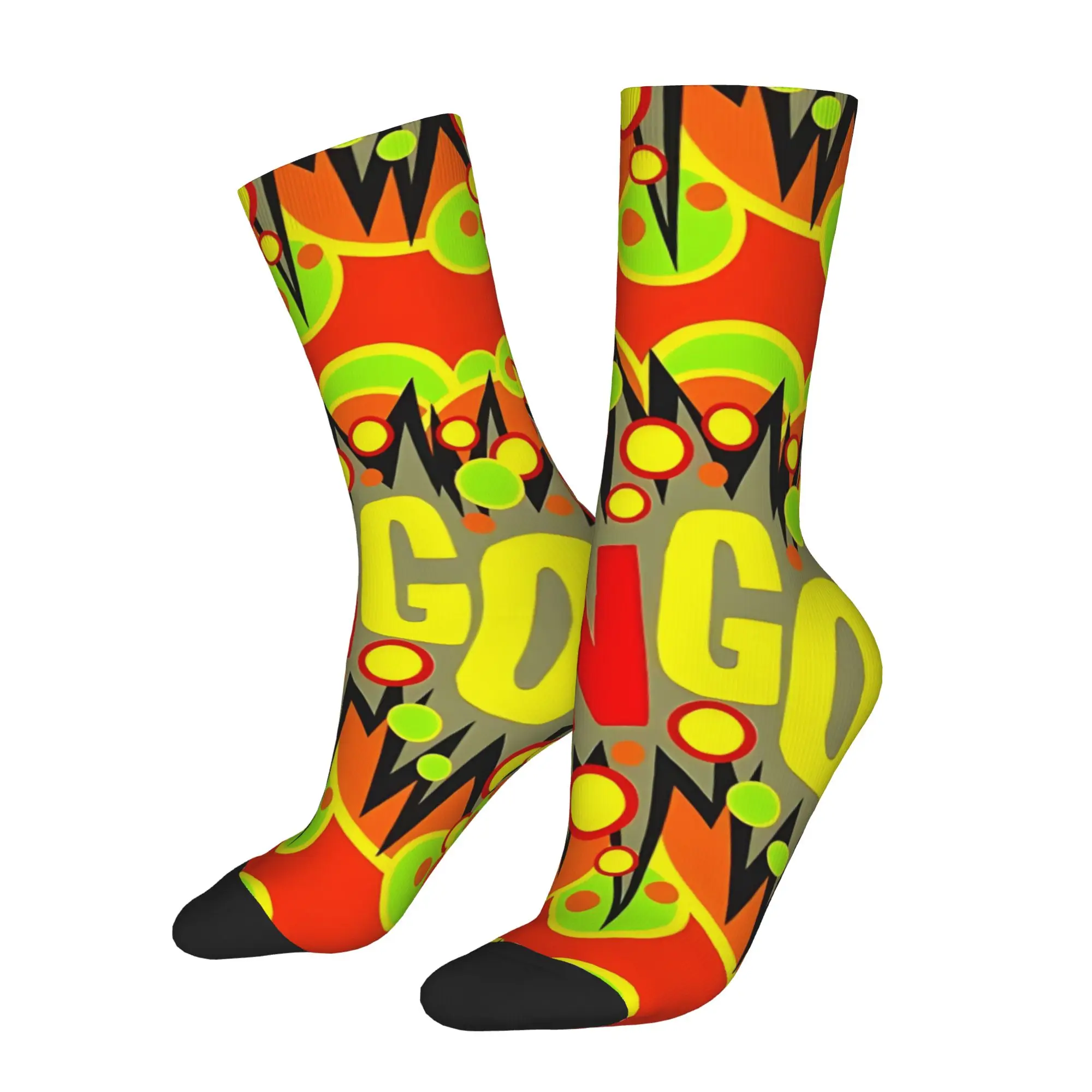 

Funny Sock Bingo Sound Effect BINGO! Vintage Seamless Pattern Printed Men Crew Socks Casual Men's Socks