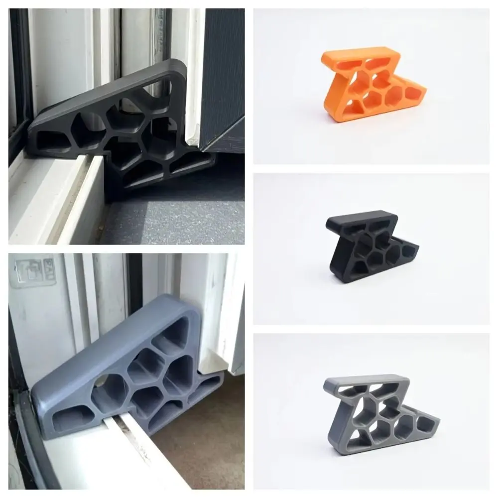 

Multi-use Heavy-Duty Door Stopper 3D Anti-Slip Door Wedge Easy Installation Track Lock Stopper Balcony Doors