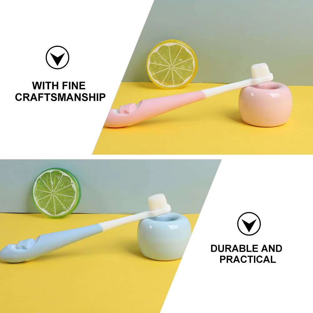 

2Pcs Baby Toothbrush Kids Toothbrush Infant Tooth Cleaner Cartoon Star Design Ultra Fine Bristles Comfortable Grip