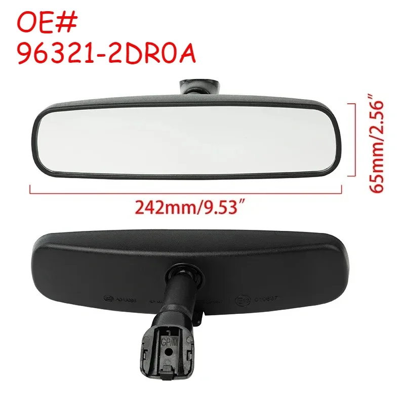 Interior Rear View Mirror Fit for Nissan Altima NV1500 TIIDA Feontier Lannia Sylphy Teana Murano 96321-2DR0A