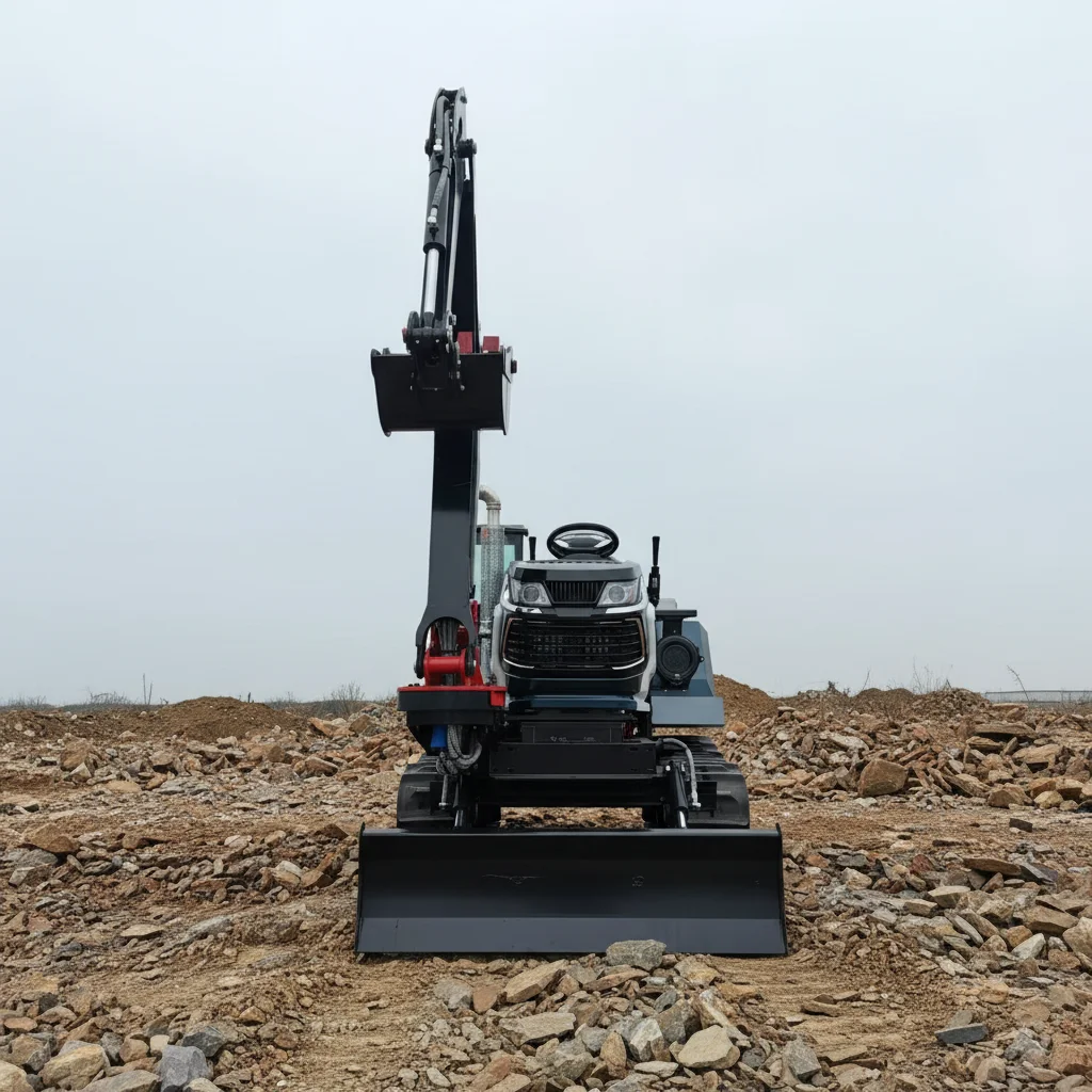 

Heavy Duty 35HP Mini Crawler Tractor Front Loader Multi Attachment Digger Breaker EPA Fast Shipping