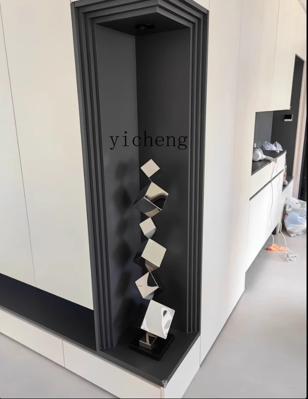 

Modern Light Luxury Floor Sculpture Artwork Entrance Wall Niche Ornament