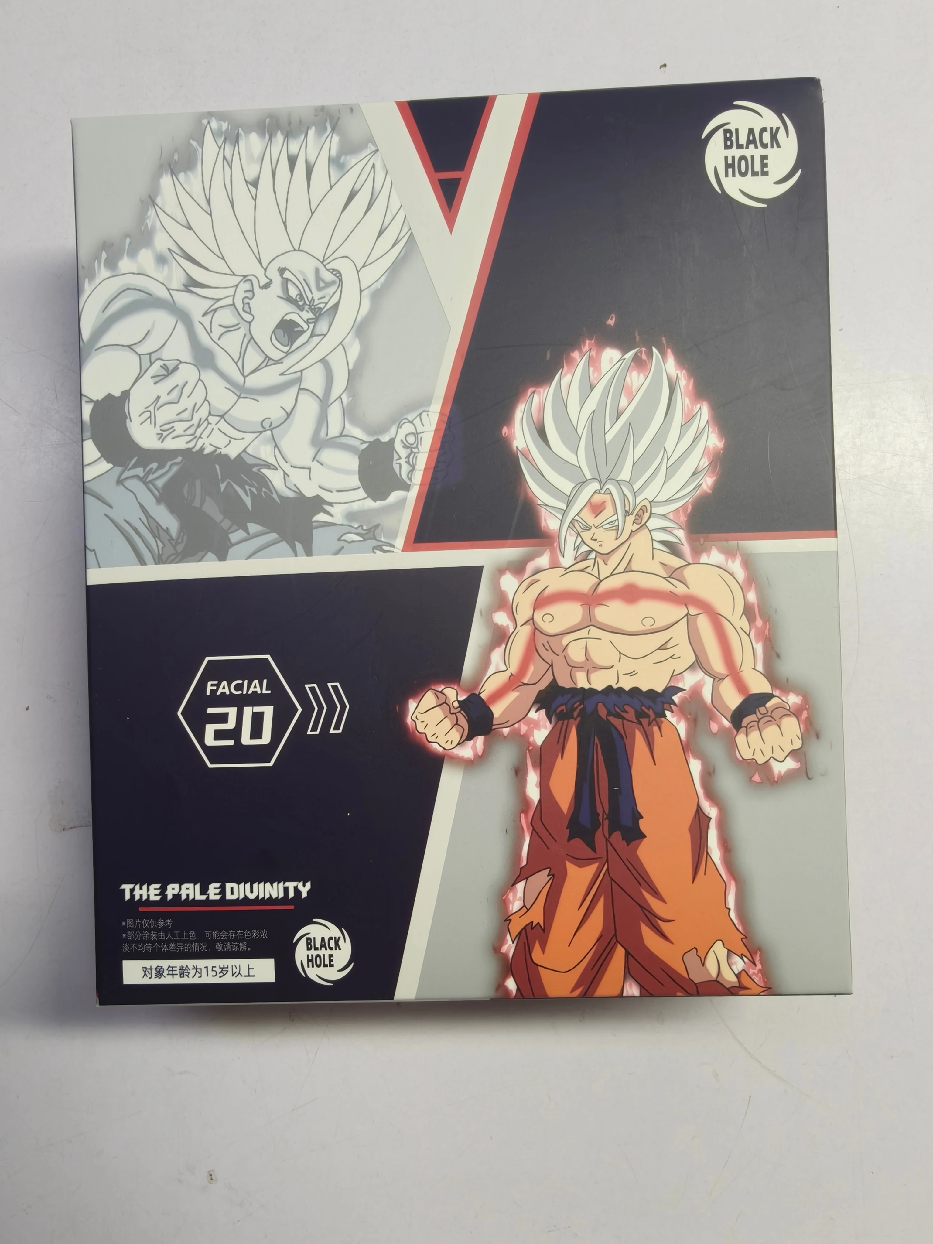 Black Hole Studio Dragon Ball Son Goku Action Figure White God PVC Upper Body Plainface Carving SHF Accessory Kit Toy ﻿ view 6