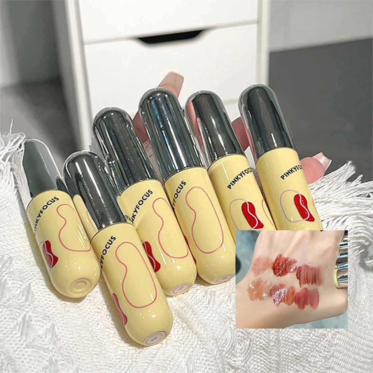 Mirror Water Lip Gloss Moisturizing Mirror Lip Glaze Crystal Jelly Lip Tint Korean Lipstick Cosmetics