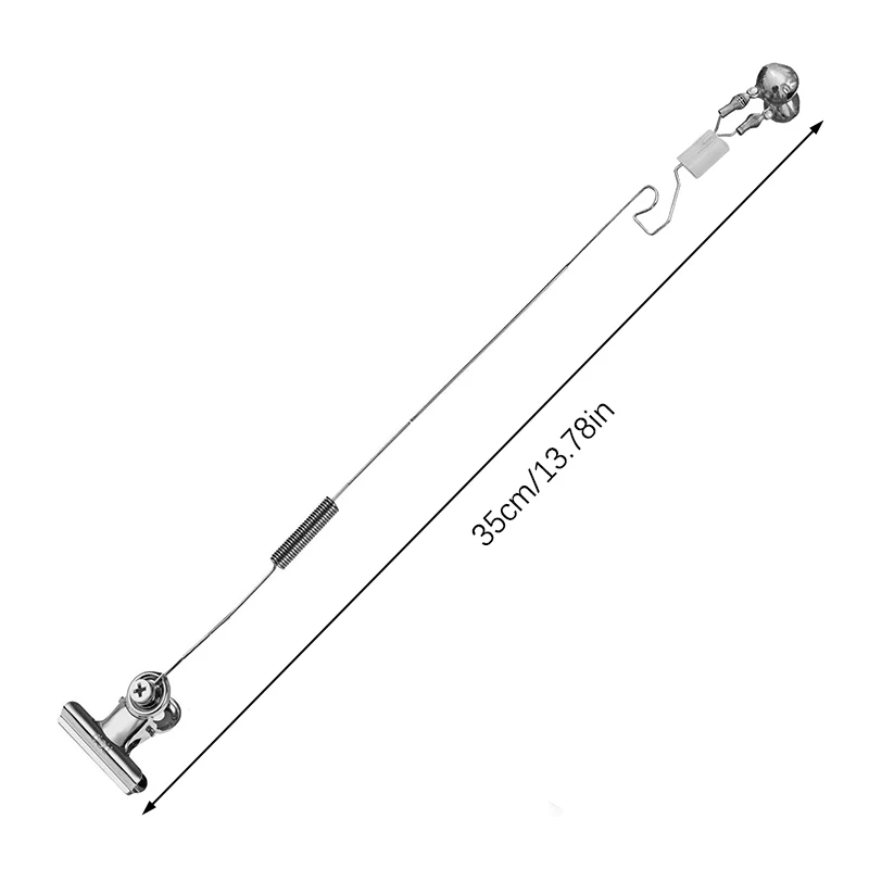 1pc sino de pesca mordida alarmes vara de pesca inoxidável mordida isca alarme carpa equipamento anti-corrosão anti-ferrugem equipamentos de pesca