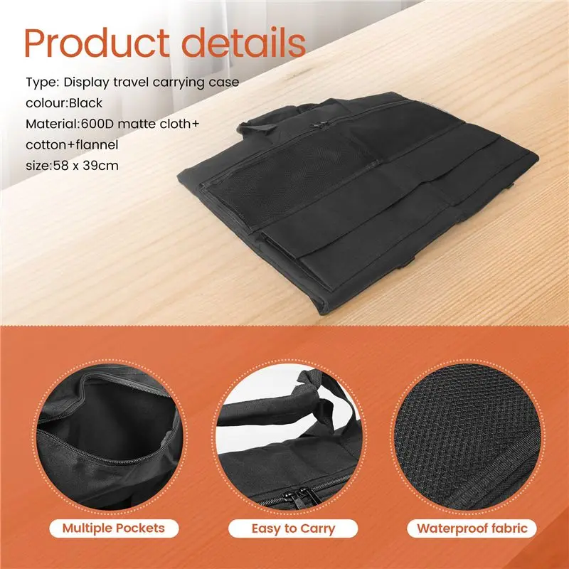 A01E-Travel Carrying Case For 24Inch Imac Desktop Computer,Protective Storage Bag For Imac Monitor Dust Cover With Handle