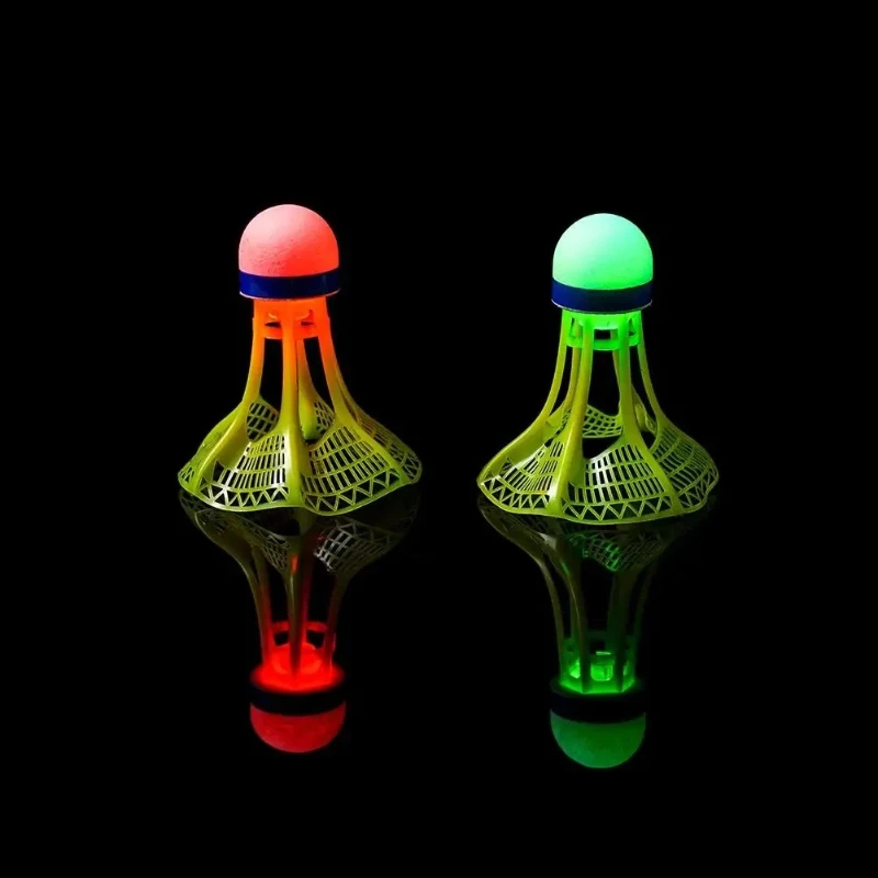 

1pc LED Badminton Shuttlecocks Luminous Windproof Luminous Badminton Ball Outdoor Fluorescent Bright Nylon Ball With Light