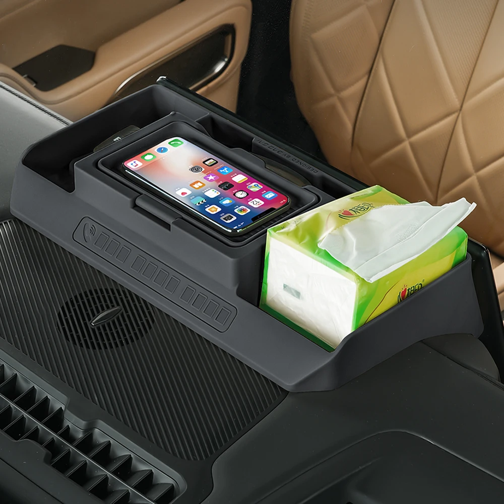 For BYD Formula Leopard 8 2024 2025 Central Control Screen Storage Box Behind Dedicated Instrument Panel Storage Tissue Box