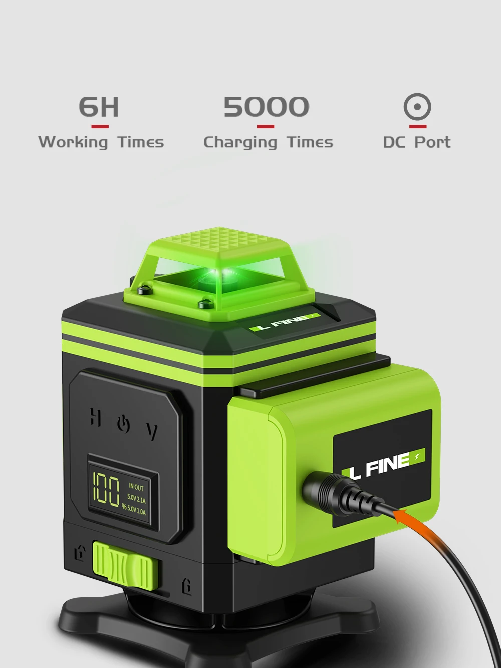 LFINE Laser Level 4D 16 Lines High Precision Green Laser Beam with Remote Control Self-leveling 12 Lines Laser Levels 360