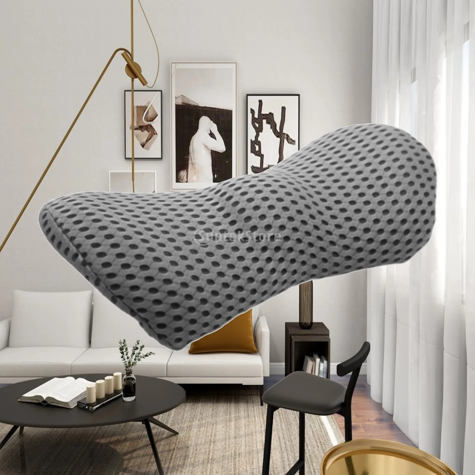 Support Pillow Low Back Cushion Slow Rebound Breathable Multifunction Car Cushion Car Seats Pillows for Office recliner