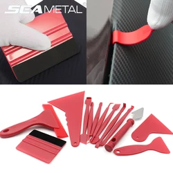 SEAMETAL 7/13pcs Car Wrapping Tools Kit Vinyl Scraper Cutter Film Squeegee Set Plastic Wrap Tool Car Window Tinting Accessories