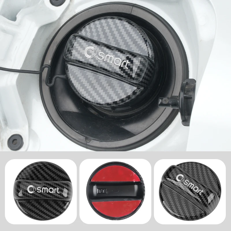 Крышка топливного бака из углеродного волокна, аксессуары для Smart Fortwo Forfour 453 451 450 Crossblade City Cabrio