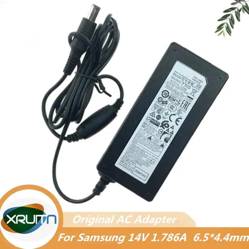 Original For Samsung 14V 1.79A 1.786A AC DC Adapter Charger A2514_KSM A2514_DPN A2514_FPN LCD LED TV Monitor Soundbar HW-F450