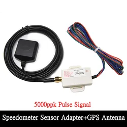 Mini Universal Speedometer Sensor Adapter Kit GPS Speed Sender Odometer Compensation For Speedometer Gauge 5000ppk Pulse Signal