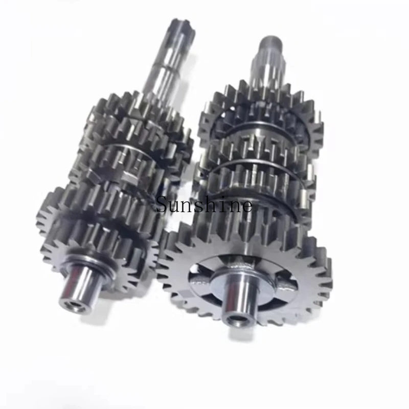 

Blade Excelsior 400X Cyclone RE3 main and auxiliary shaft, Zongshen TC380 main and auxiliary shaft gear assembly