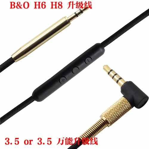 

Plug and Play High quality audio cable For Philips SHP9500/9600 Headset 3.5mm to 3.5mm plug Weaving with wheat thread ，