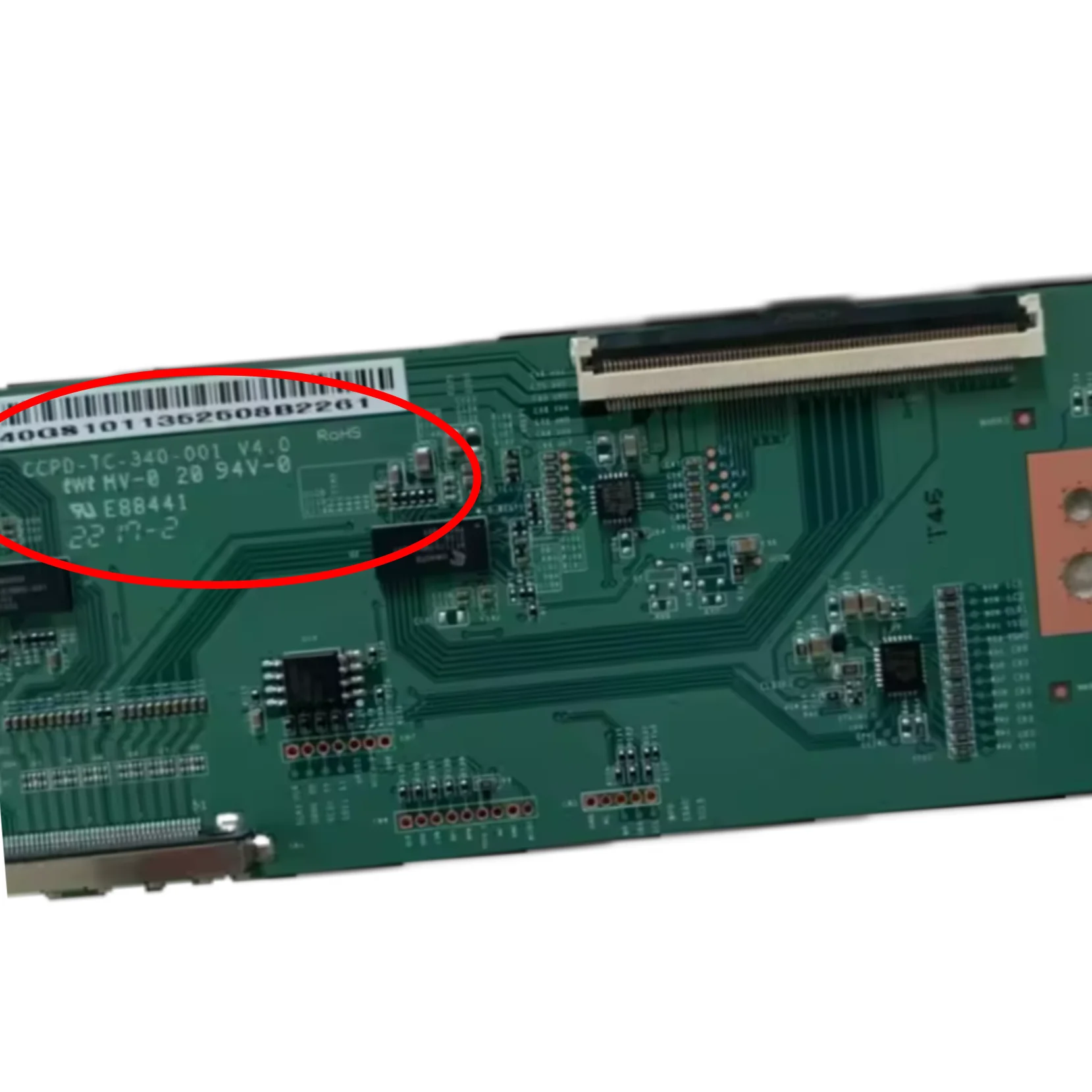 Originale per scheda logica XMMNTWQ34 19Y-34QJU11B2MQV0.0-HF schermo LSM340YP scheda logica originale CCPD-TC-340-001 v4.0 34 pollici disp