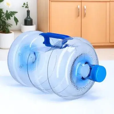 

10L Water Storage Carrier Jug Reusable Plastic Container for Drinking Water with Comfort Grip Handle Outdoor Indoor Use