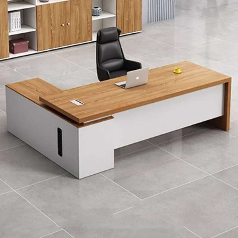 Creative Chinese Office Desk Modern Design Luxury Aesthetic Study Computer Office Desk Fashion Mesas Escritorio Salon Furniture