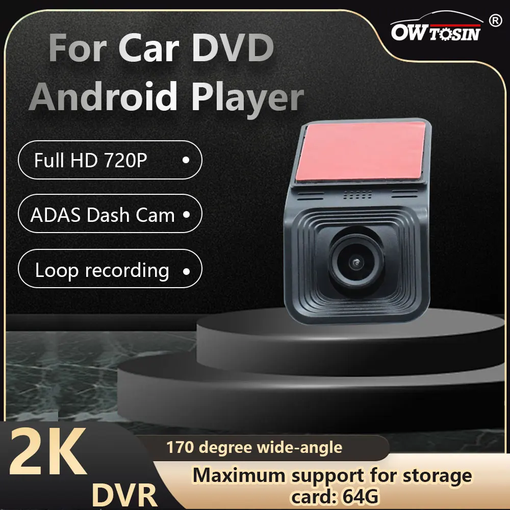 2k Dash Cam ADAS 1080P Car DVR Camera Recorder For Car Android DVD Player Camera Night Version Loop Recording USB DashCam DVRS