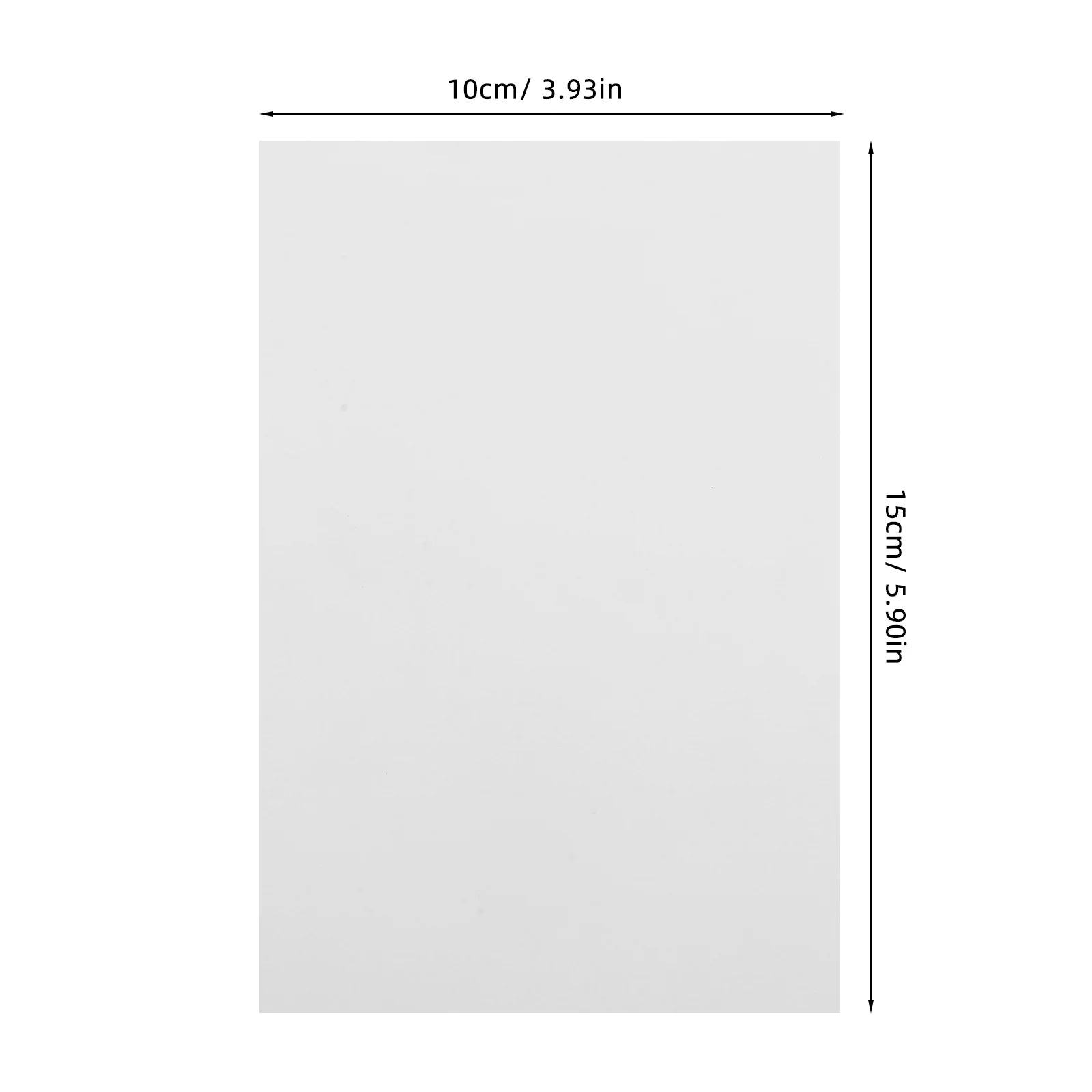 100Pcs Thick White Cardstock Blank Sheets for DIY Postcards Invitations Greeting Cards Writing Drawing Craft Projects