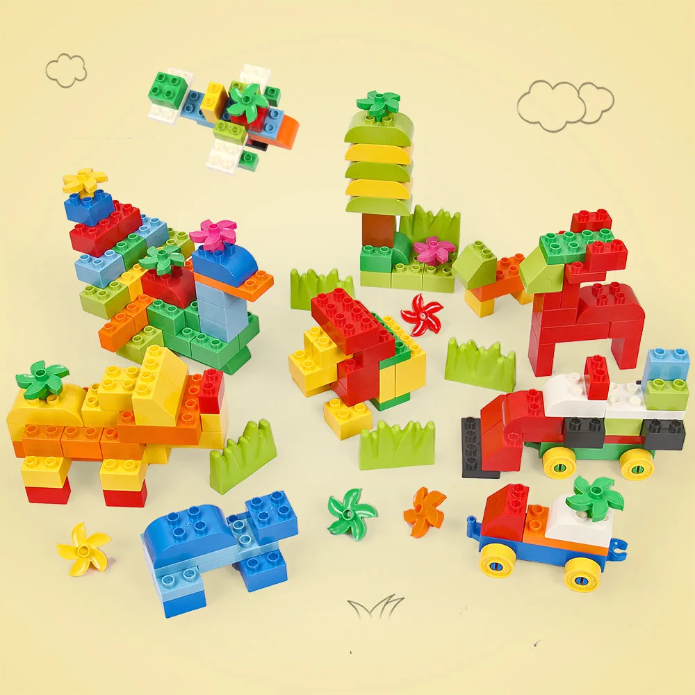 Building Blocks for Kids Toddlers 150 Piece Classic Multi-Colored Building Blocks Set for 3-6 Years Toys Gifts for Children