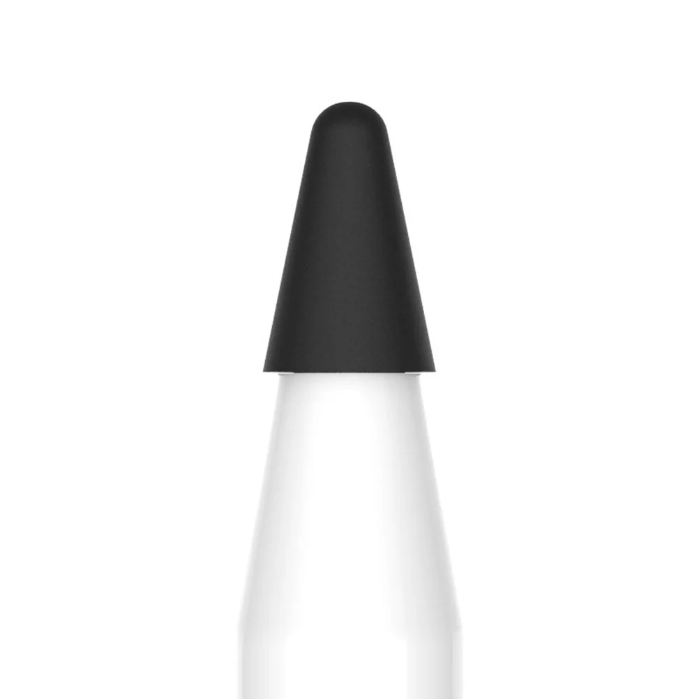 

8Pcs Silicone Case Stylus Pen Nib Protector Compatible Pencil 1 2 Black Friction Enhanced Accuracy Screen Touch