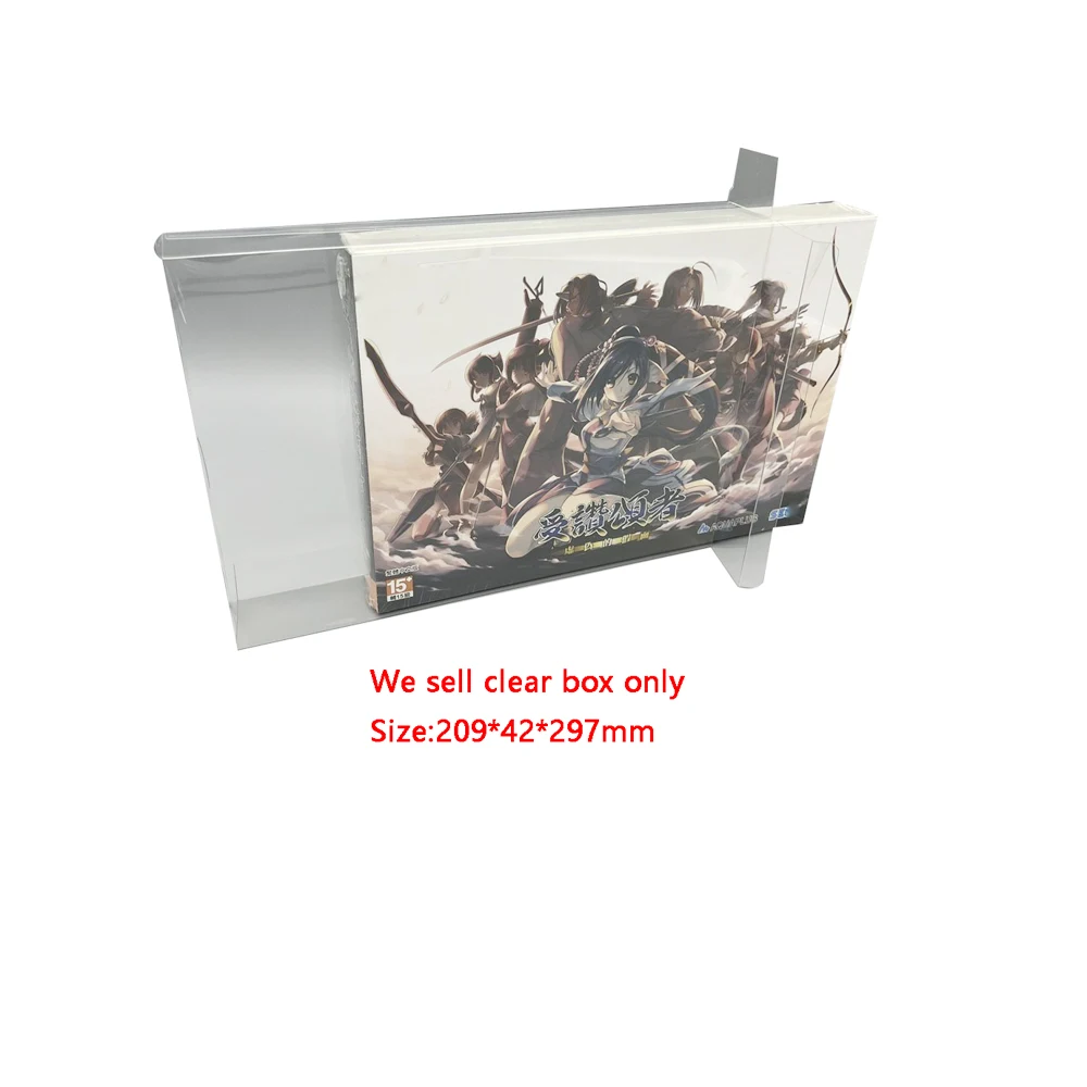 

10PCS PET Clear Display box For PS4 Utawarerumono Prelude to the Fallen HK version Collection storage case protective box