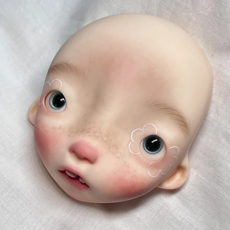 Boneca bjd 1/6, cabeça de maquiagem para meninas, brinquedo corporal de resina de alta qualidade, presente de aniversário, bonecas de anjo em ofertas, bonecas articuladas