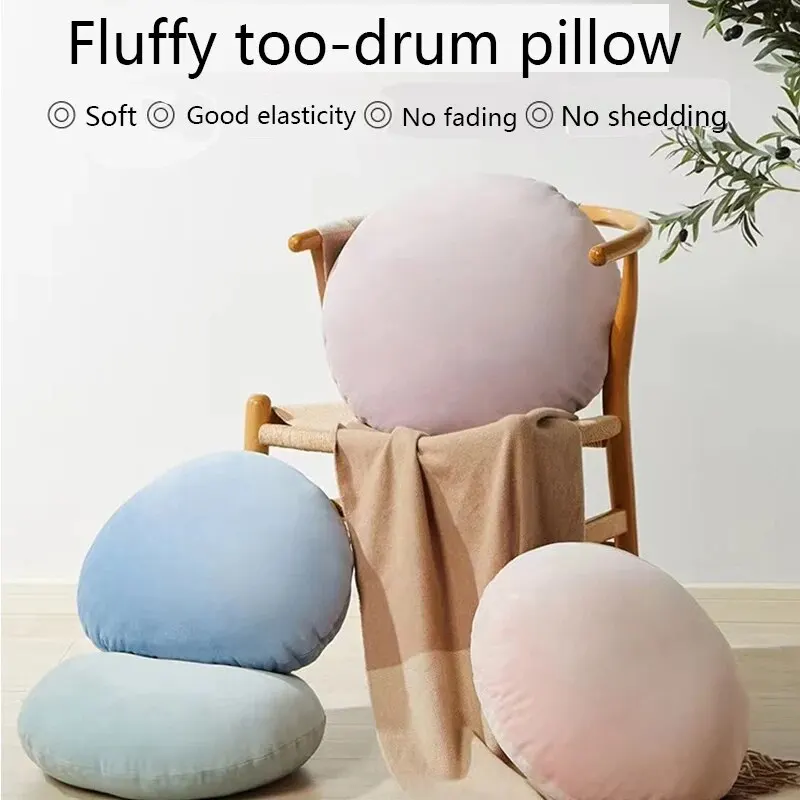 1pc, Solid Color Round Throw Pillow Cover for Home Decor - 50cm*50cm - Perfect for Bedroom, Living Room