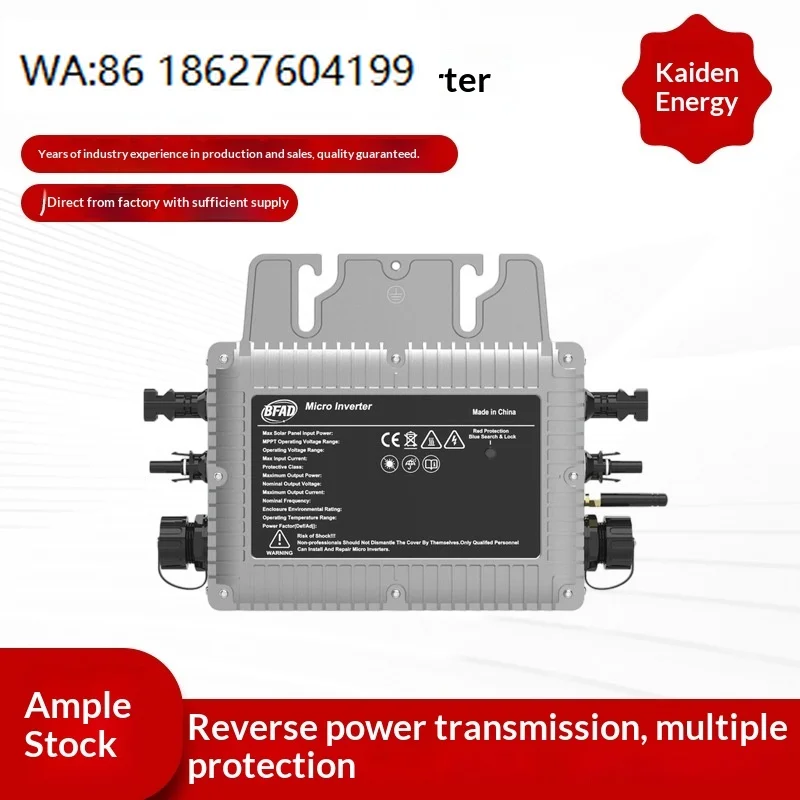Micro Grid Connected Solar Inverter 50/60Hz PV Power Generation 600W 700W 800W Balcony Small Solar Power Station