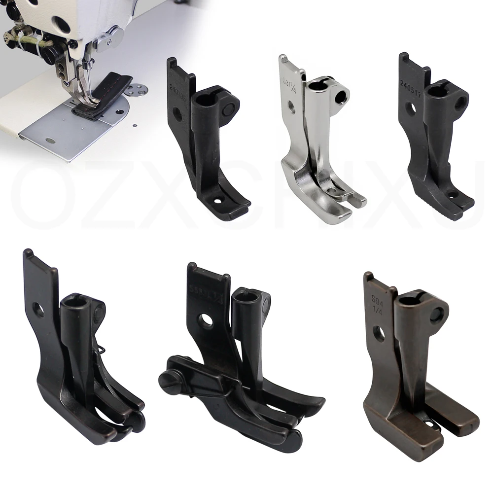 6 Sets Walking Presser Feets For JUKI DNU-1541 CONSEW P1206RB Singer 111G Brother B837 Sewing Machine Parts Accessories