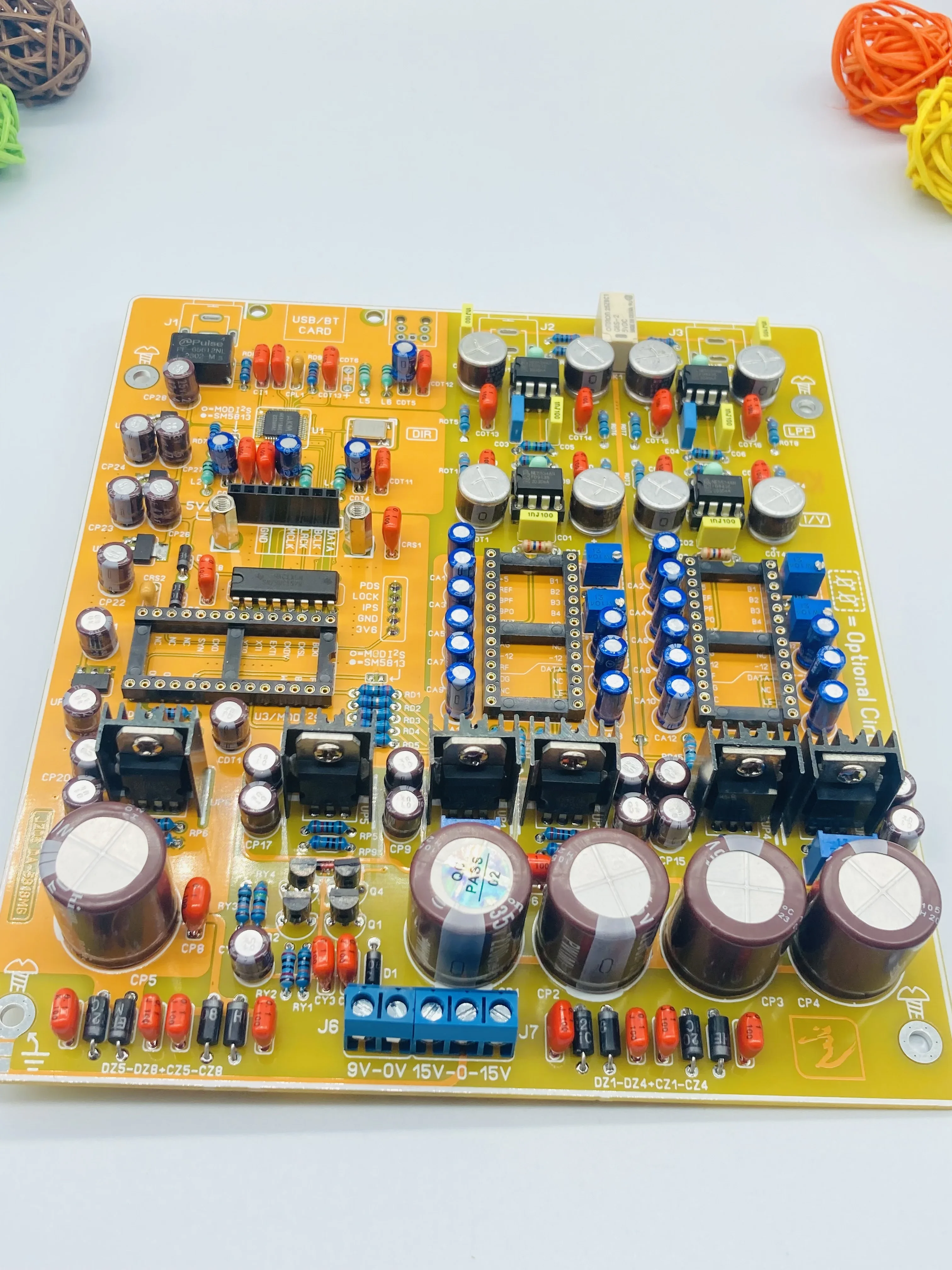 Imagem -06 - Placa de Decodificação Pcm58 Coaxial Fiber Bluetooth Usb Ak4118 192k24bit Chip R2r Dac