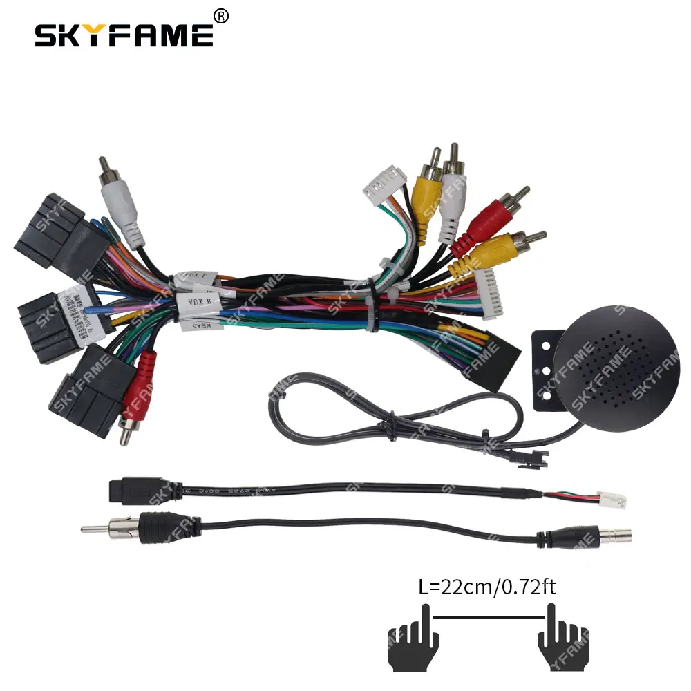 SKYFAME รถสายไฟอะแดปเตอร์ Canbus สำหรับ GMC Yukon Acadia Chevy Tahoe Chevrolet Enclave Silverado Suburban GM-SS-05