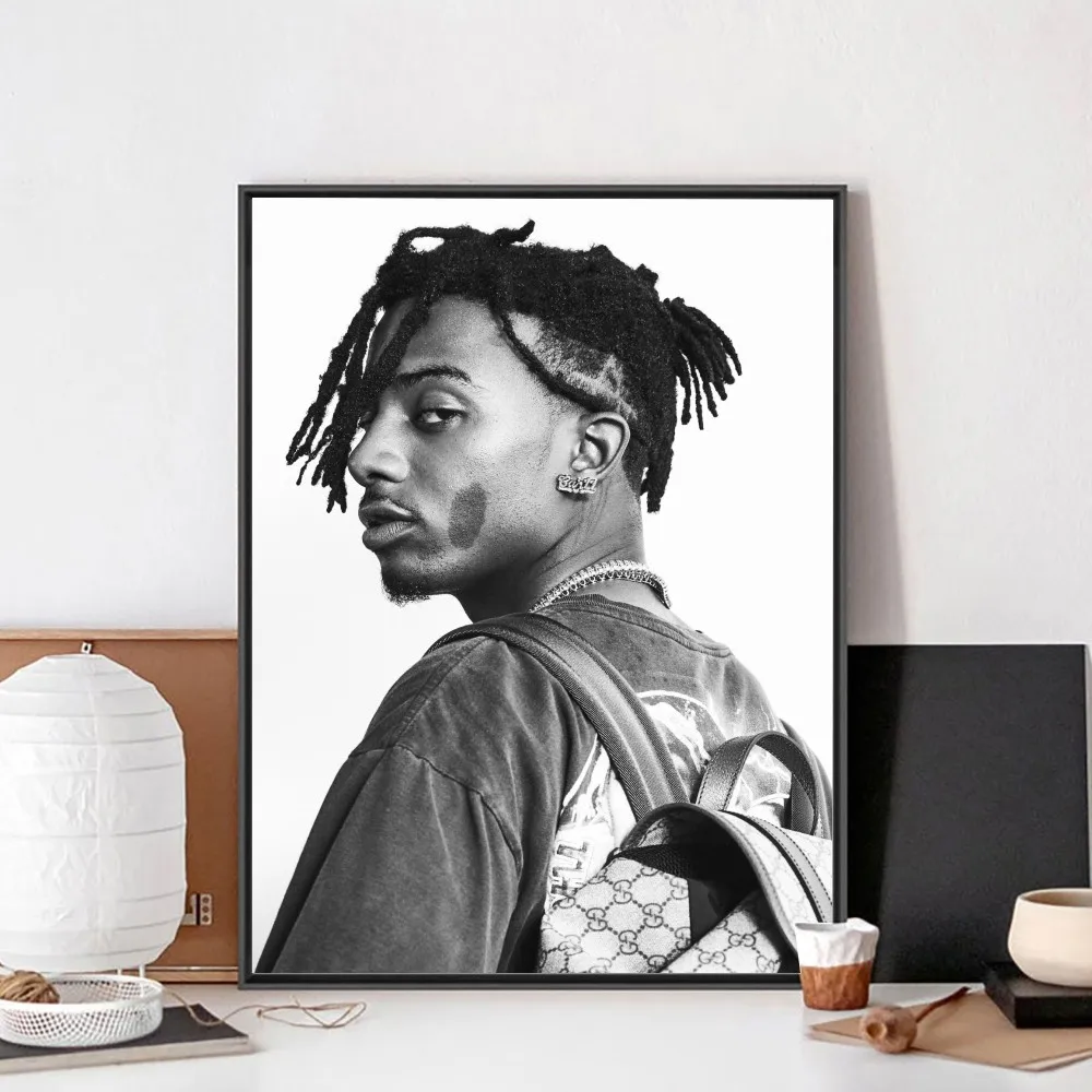 New Playboi Carti Music Star Portrait Poster Poster Kraft Club Bar Paper Vintage Poster Wall Art Painting Bedroom Study Stickers