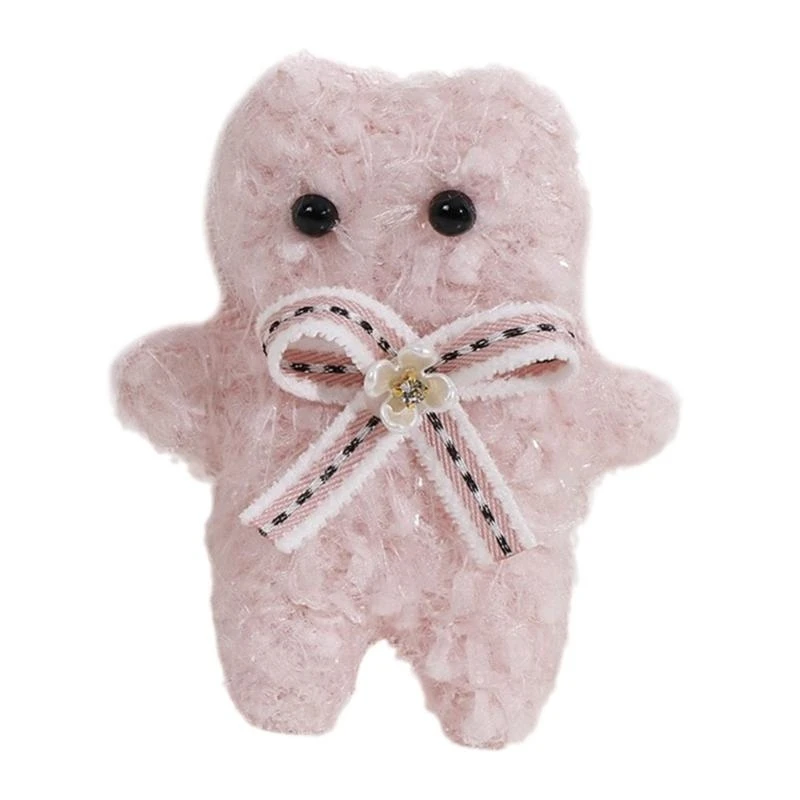 

HX6F Cartoon Bear Brooch Accessories for Children's Clothing and Bags Adorable DIY Accessory for Bags Clothes and Socks