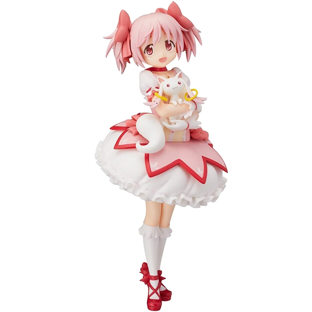 PMMM Anime figurine Kaname Madoka figure Cute Beautiful statue Stand up Action figure Toy Collectibles for boys girls Anime Gift